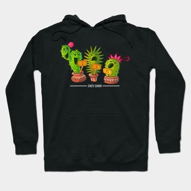 Cacti Choir Hoodie by RemcoBakker